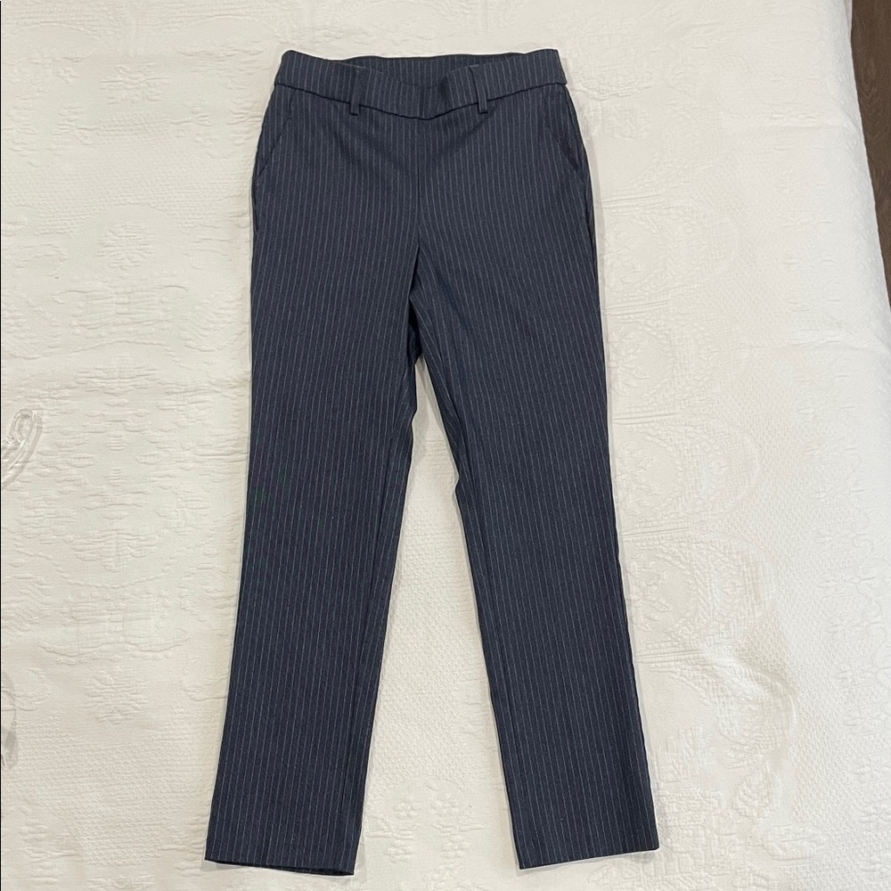Rafaella Navy Pinstripe Dress Pants Size 4 ENC